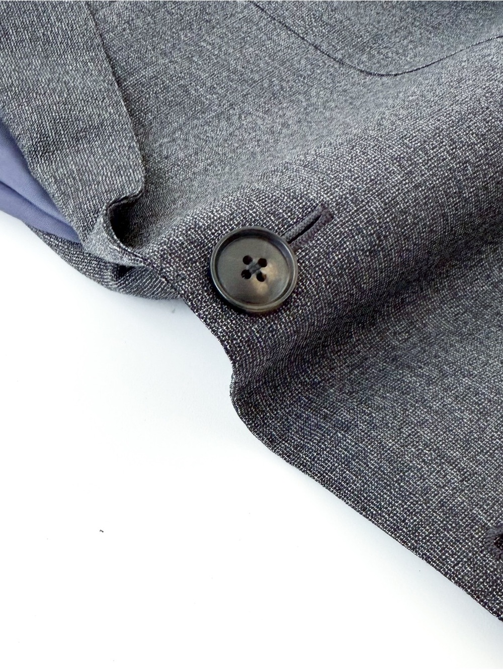Suitsupply Lazio Slim Fit Italian Pure Wool Suit Gray Men's 40R Jacket Pants - Picture 13 of 16